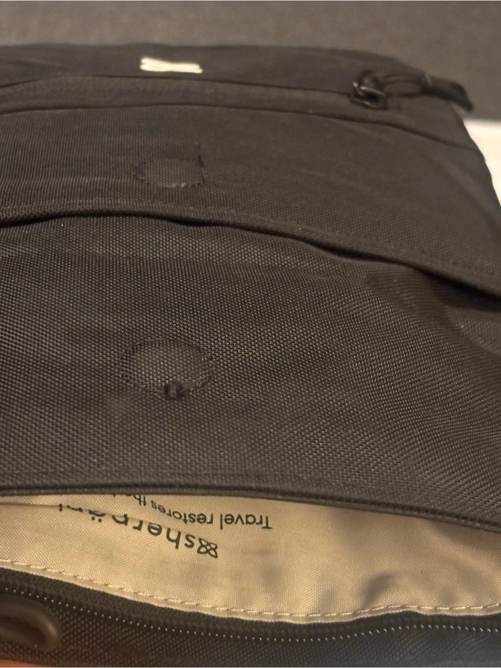 Black Sherpani Pica Travel Crossbody Bag RFID